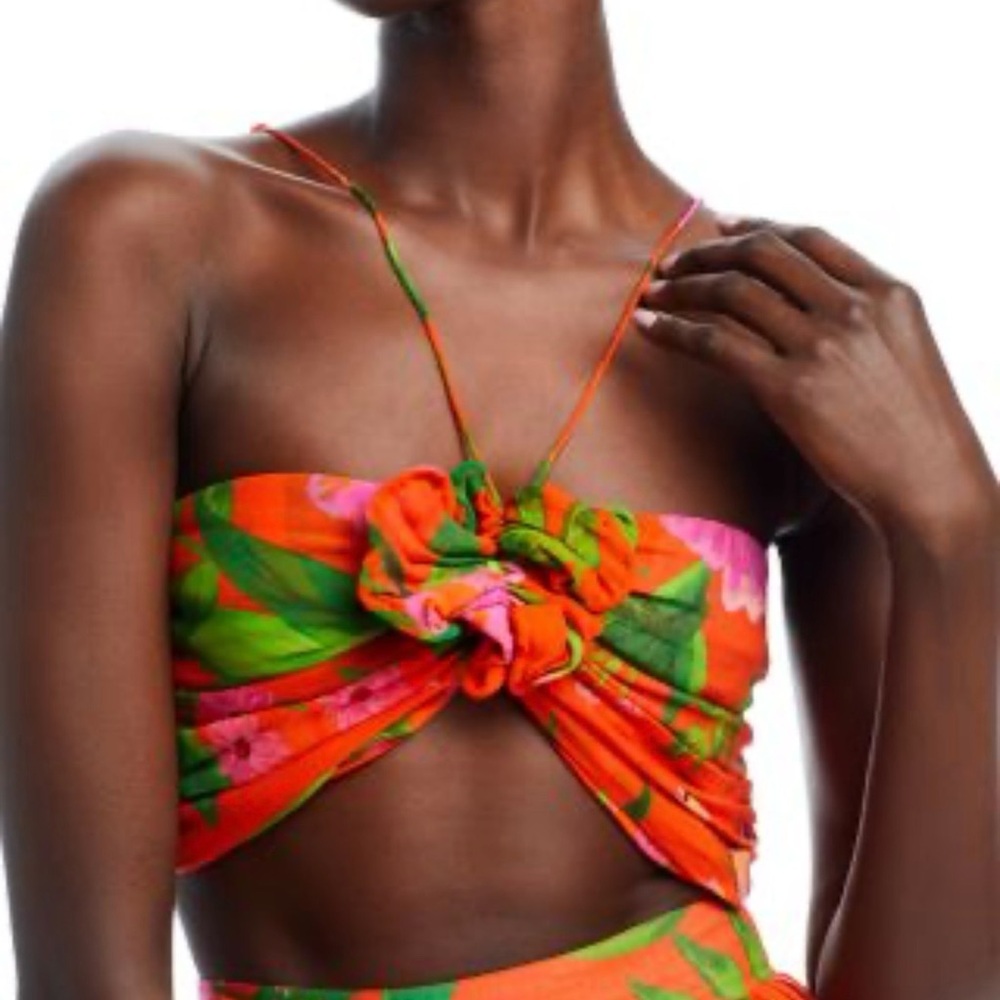 FARM Rio Romantic Garden tiered skirt & crop top - Picture 4 of 4